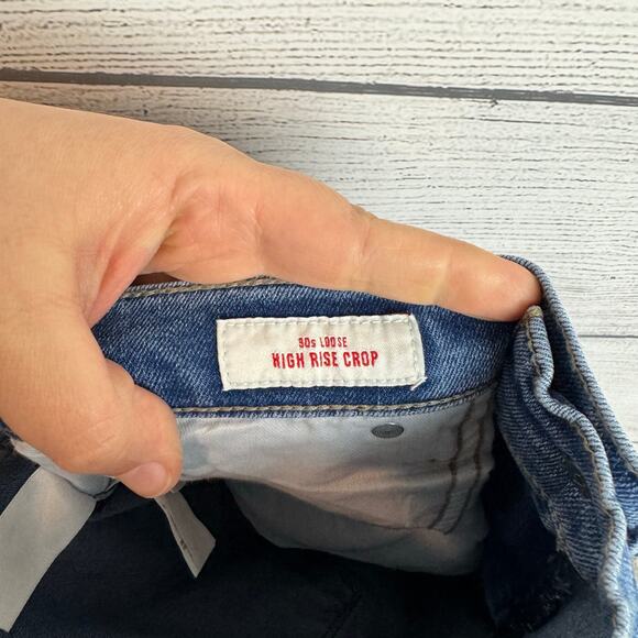 Lucky Brand Women's 90's Loose High Rise Cropped Jeans Size 8/29 - Picture 7 of 8